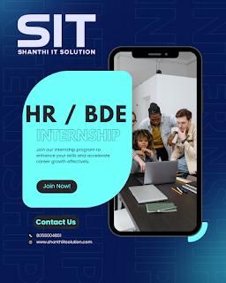 HR & BDE Internship Program at Shanthi IT Solution