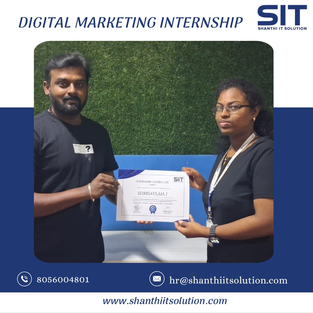We’re Available for the Job Fair – Shanthi IT Solution