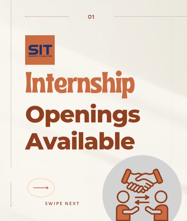 Kickstart Your Career with Shanthi IT Solution: We’re Hiring Interns!