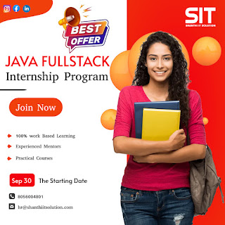 Start Your Tech Career with Our Java Full Stack Internship Program at Shanthi IT Solution
