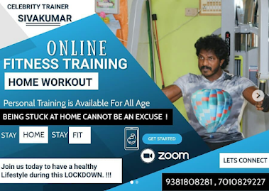 Stay Fit, Stay Strong – Celebrity Trainer Sivakumar’s Online Fitness Journey