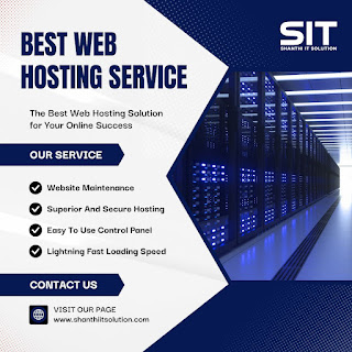 Boost Website Performance with Shanthi IT Solution Top Web Hosting Services